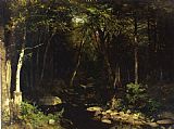 Famous Stream Paintings - Woodland Stream